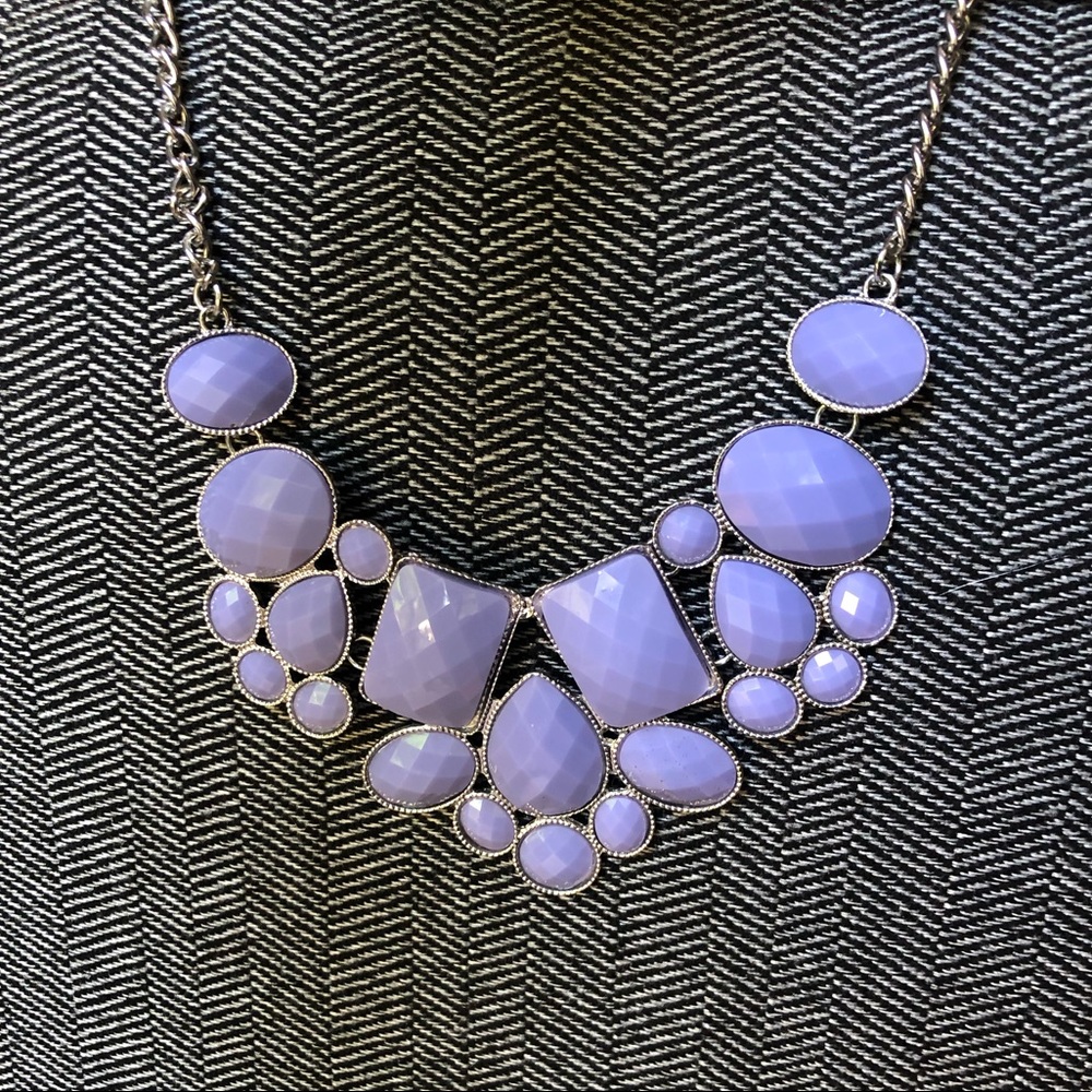 Lavender Statement Necklace